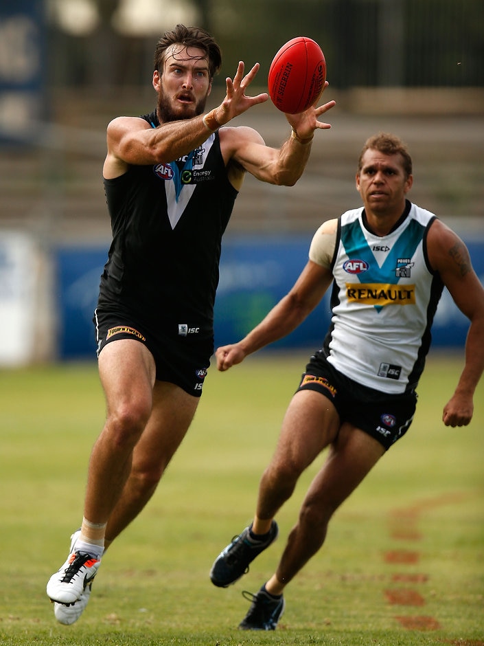 AFL 2016 Training - Port Adelaide 260116 Charlie Dixon believes his ankle problems are a thing of the past - ${keywords}